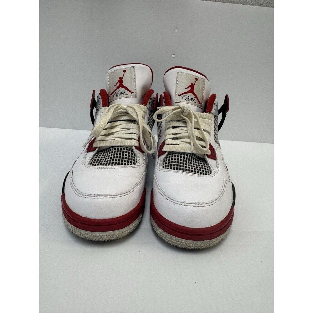 Nike Air Jordan 4 IV Fire Red 2012 White Red Black 308497-110 Size 11